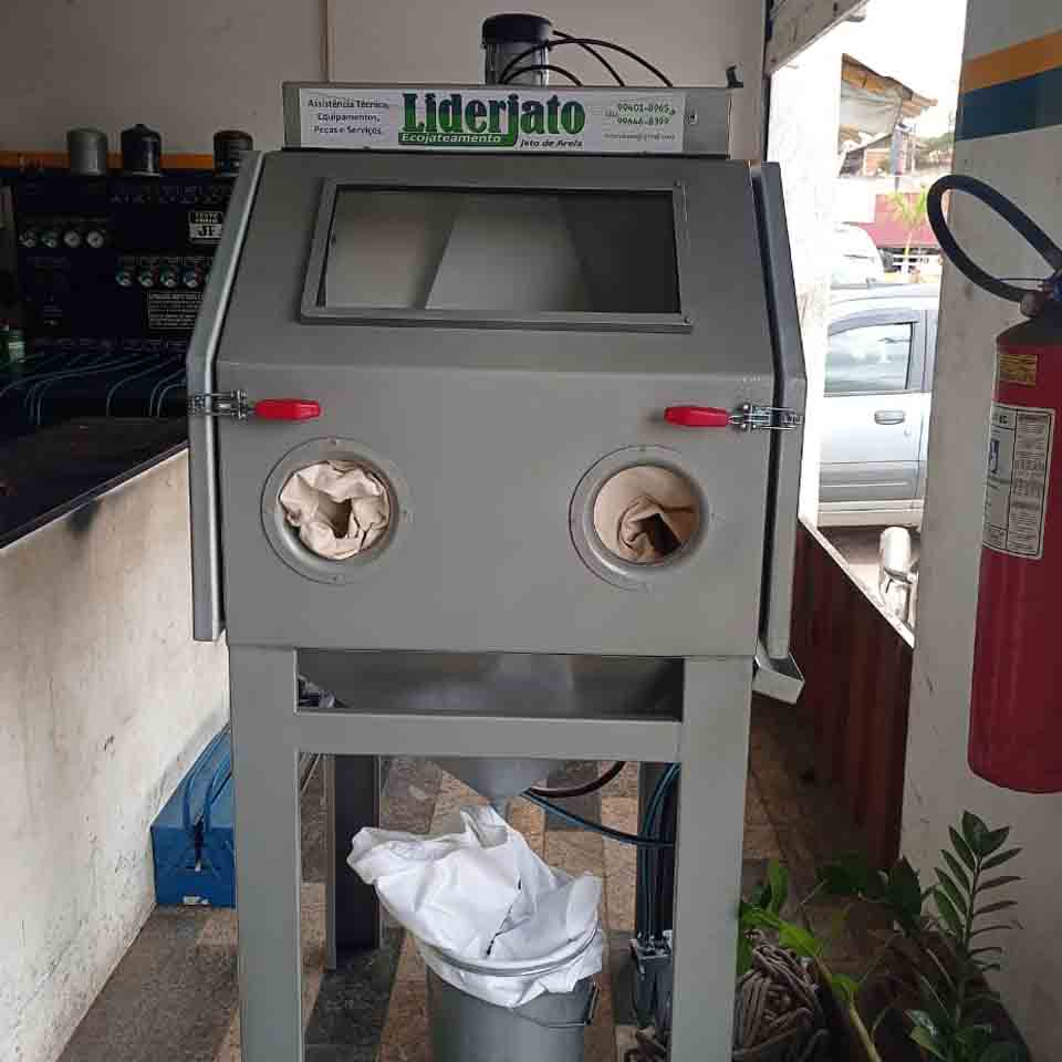 Maquina de jatode areia em Belo Horizonte e regiao metropolitana Lider Jato
